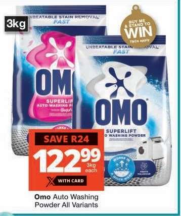 Omo Auto Washing Powder All Variants