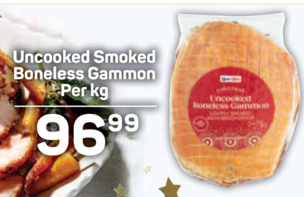 Uncooked Smoked Boneless Gammon