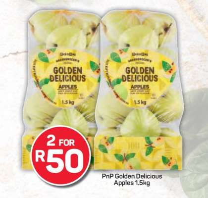 PnP Golden Delicious Apples 1.5kg