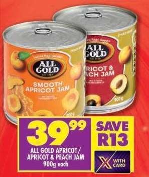ALL GOLD APRICOT/APRICOT & PEACH JAM