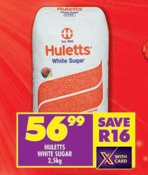 Huletts White Sugar 2.5kg