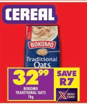 Bokomo Traditional Oats 1kg