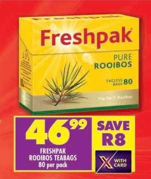 Freshpak Rooibos Teabags