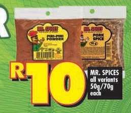 MR. SPICES all variants