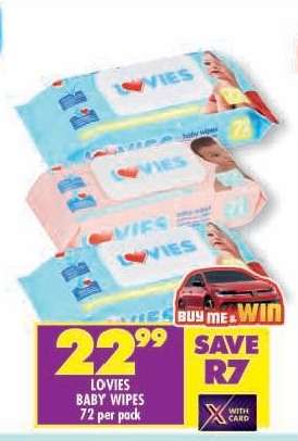 LOVIES BABY WIPES