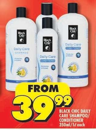 BLACK CHIC DAILY CARE SHAMPOO/CONDITIONER