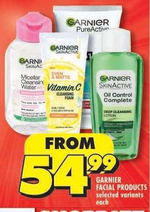 Garnier Facial Products