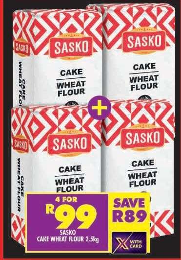 Sasko Cake Wheat Flour 2.5kg