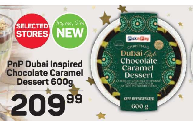 PnP Dubai Inspired Chocolate Caramel Dessert 600g