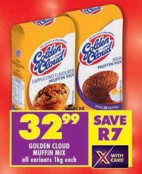 GOLDEN CLOUD MUFFIN MIX