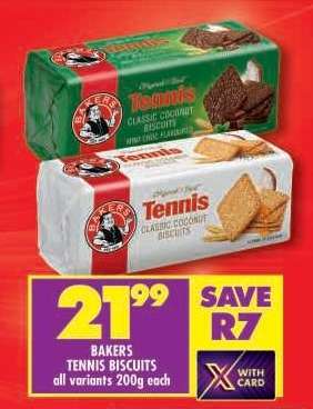 Bakers Tennis Biscuits
