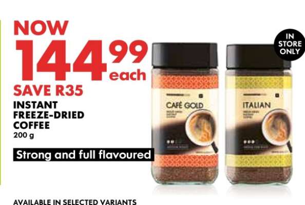 Instant Freeze Dried Coffee