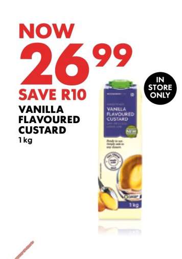 Vanilla Flavoured Custard
