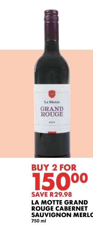 La Motte Grand Rouge Cabernet Sauvignon Merlot