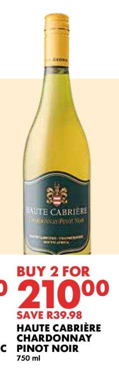 HAUTE CABRIÈRE Chardonnay/Pinot Noir