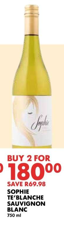 SOPHIE TE'BLANCHE SAUVIGNON BLANC