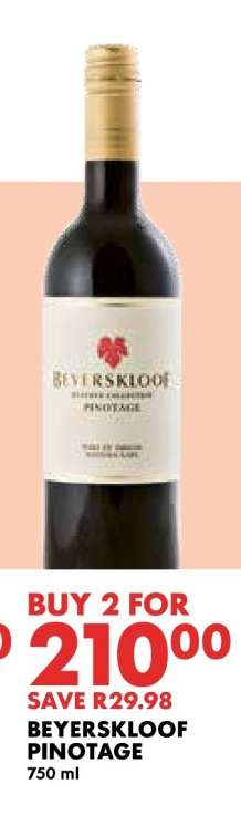 BEYERSKLOOF Pinotage