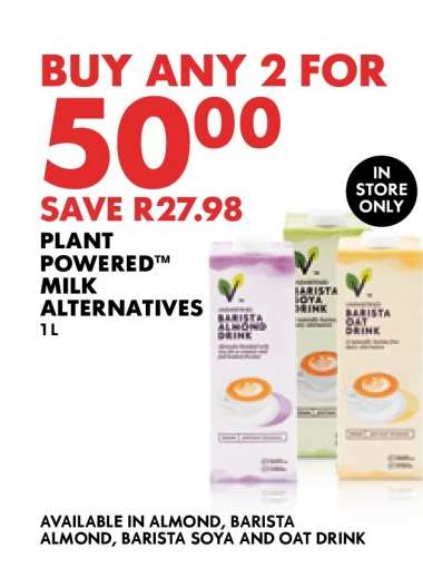 Plant Powered Milk Alternatives