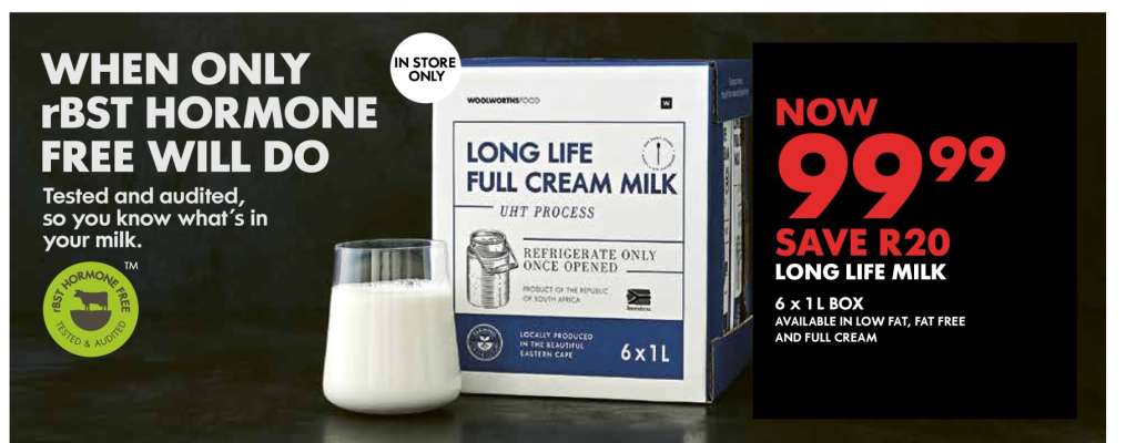 Long Life Full Cream Milk