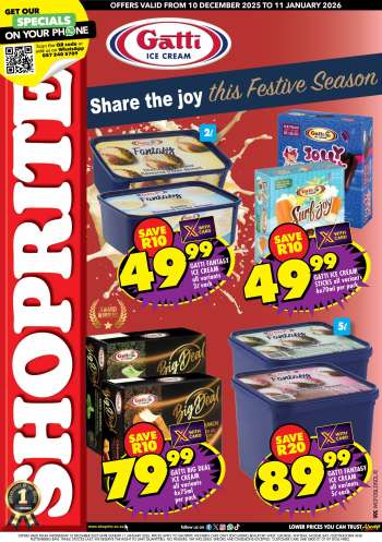 Shoprite catalogue  - 10/12/2025 - 11/01/2026.