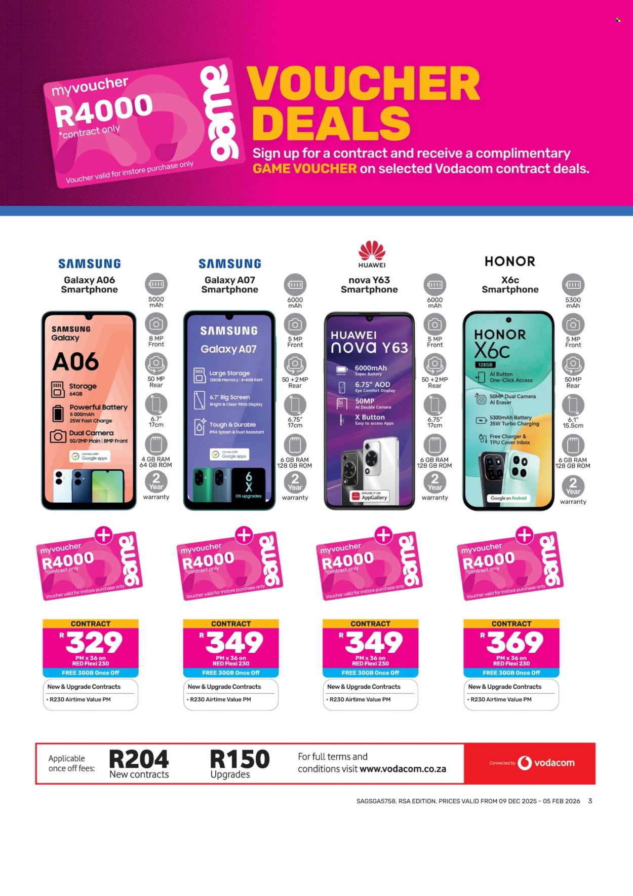 Game specials - 09/12/2025 - 05/02/2026. Page 3