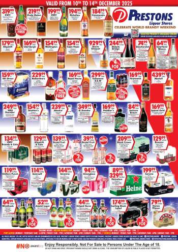 thumbnail - Prestons Liquor Stores catalogue