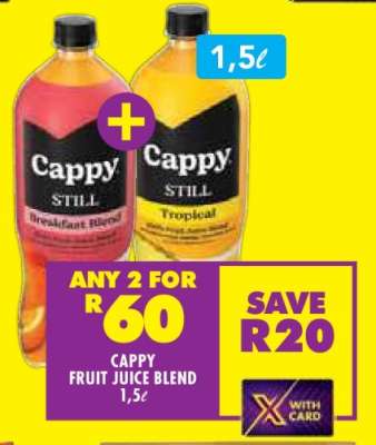 CAPPY FRUIT JUICE BLEND 1,5ℓ