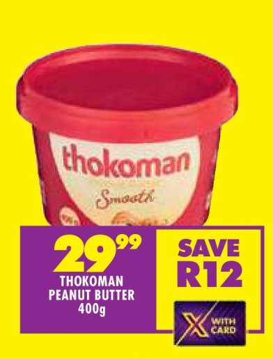 THOKOMAN PEANUT BUTTER 400g