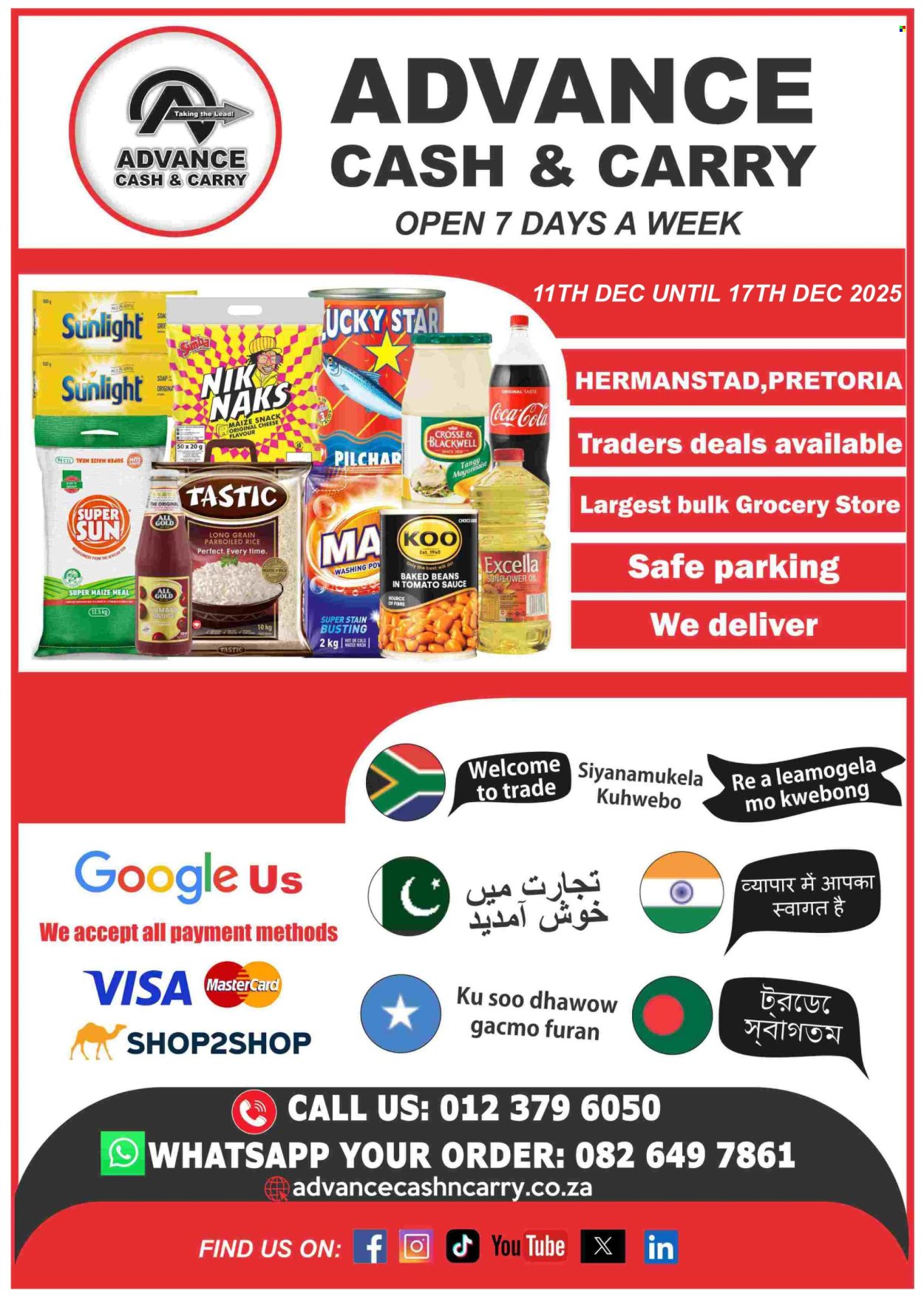 Advance Cash & Carry specials - 11/12/2025 - 17/12/2025. Page 1
