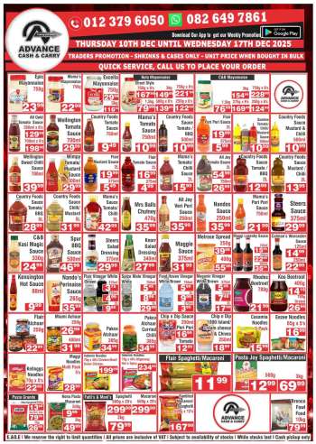 Advance Cash & Carry catalogue  - 10/12/2025 - 17/12/2025.