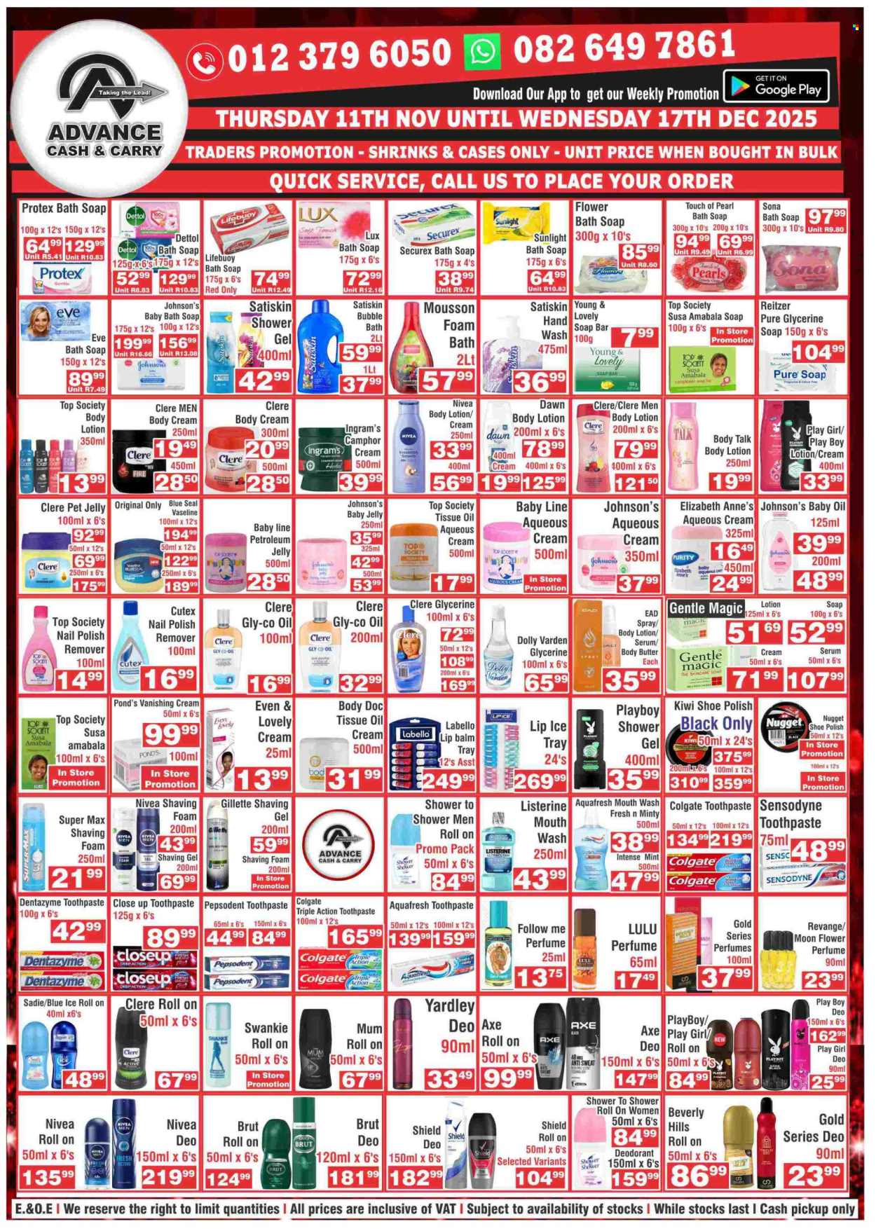 Advance Cash & Carry specials - 11/11/2025 - 17/12/2025. Page 1