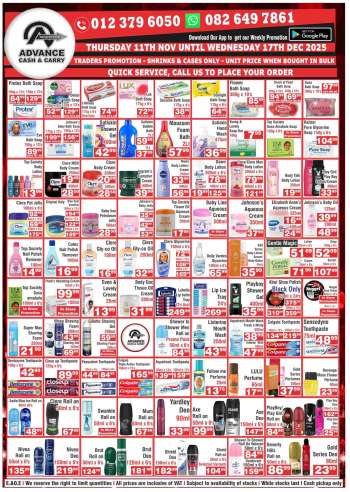 Advance Cash & Carry catalogue  - 11/11/2025 - 17/12/2025.