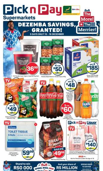 Pick n Pay catalogue  - 12/12/2025 - 16/12/2025.