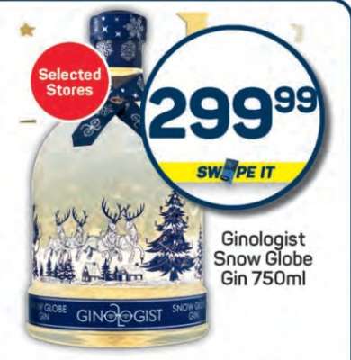 Ginologist Snow Globe Gin 750ml