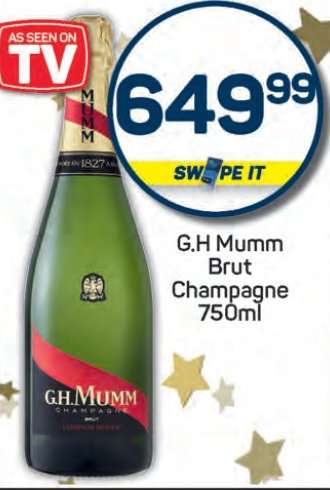 G.H Mumm Brut Champagne 750ml