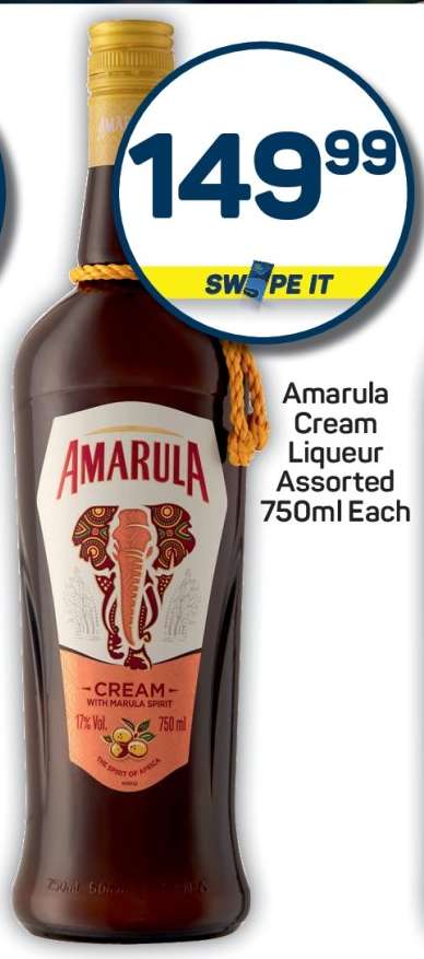Amarula Cream Liqueur Assorted 750ml Each
