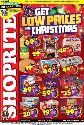 Shoprite catalogue  - 12/12/2025 - 14/12/2025.