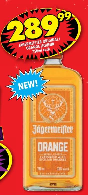 Jägermeister Original/Orange Liqueur