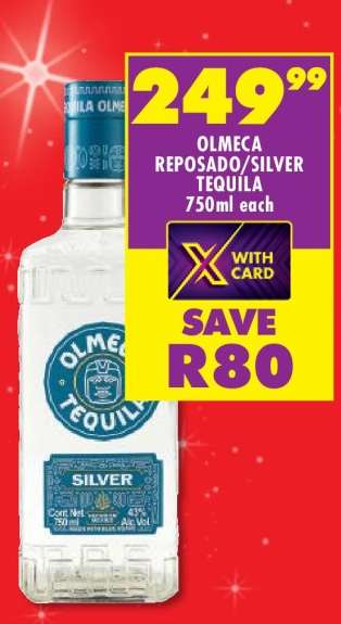 OLMECA REPOSADO/SILVER TEQUILA 750ml each