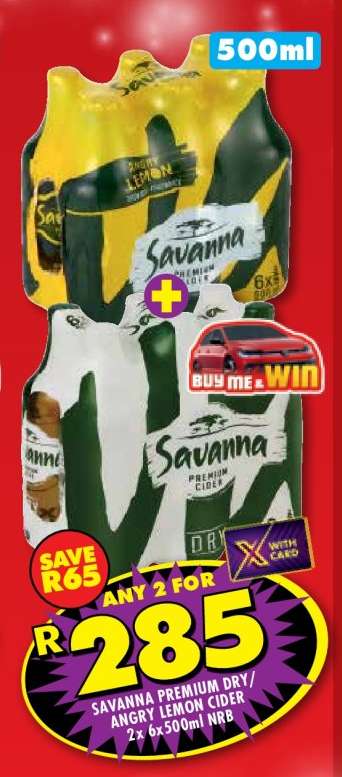 Savanna Premium Dry/Angry Lemon Cider
