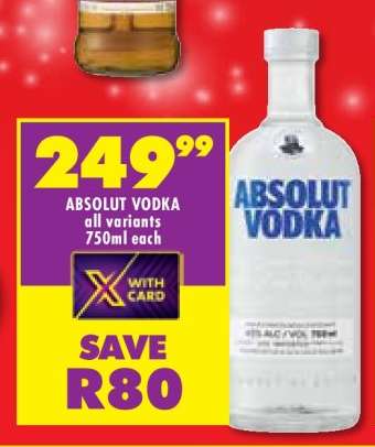 ABSOLUT VODKA