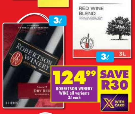 ROBERTSON WINERY WINE all variants