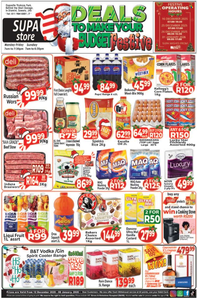 Supa Store catalogue  - 12/12/2025 - 08/01/2026.