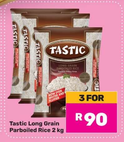 Tastic Long Grain Parboiled Rice 2 kg