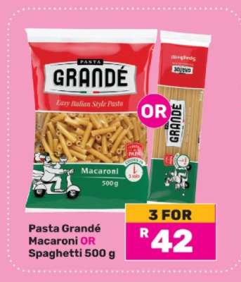 Pasta Grandé Macaroni OR Spaghetti 500 g