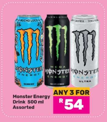 Monster Energy Drink 500 ml Assorted