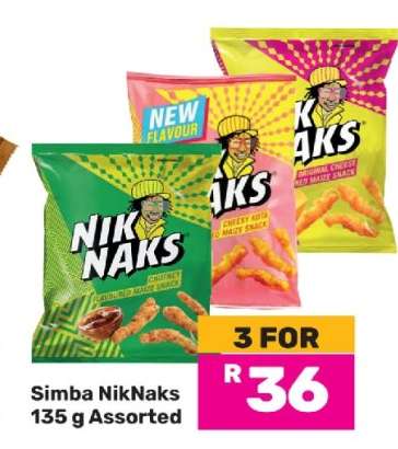 Simba NikNaks 135 g Assorted