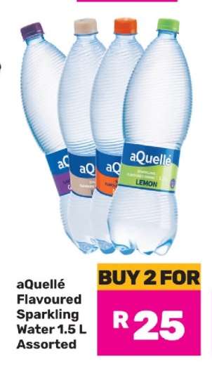aQuellé Flavoured Sparkling Water 1.5 L Assorted
