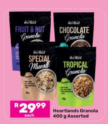 Heartlands Granola 400 g Assorted