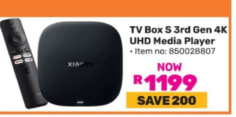 TV Box S 3rd Gen 4K UHD Media Player